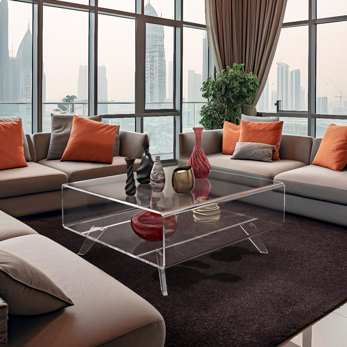 Atomic Coffee Table Grande - Stauber Furnishings